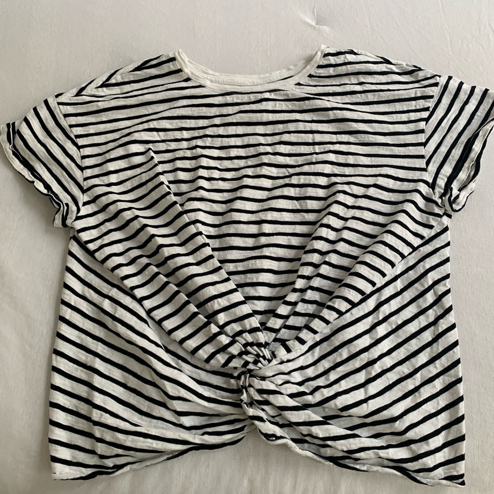 A New Day Twist Front Tshirt